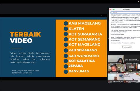 Apresiasi video terbaik September Jateng